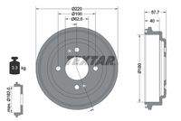 TEXTAR 94047000 Bremstrommel