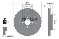 TEXTAR 92239303 Bremsscheibe