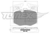 TOMEX Brakes TX1986 Bremsbelagsatz, Scheibenbremse