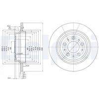 DELPHI BG3515 Bremsscheibe