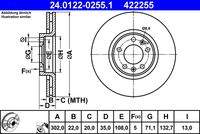 ATE 24012202551 Bremsscheibe