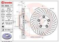 BREMBO 09D93311 Bremsscheibe