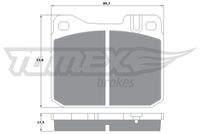 TOMEX Brakes TX10222 Bremsbelagsatz, Scheibenbremse