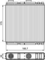 VALEO 811543 Wärmetauscher, Innenraumheizung
