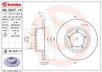 BREMBO 08534711 Bremsscheibe
