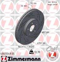 ZIMMERMANN 400554955 Bremsscheibe