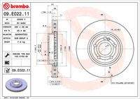 BREMBO 09E02211 Bremsscheibe