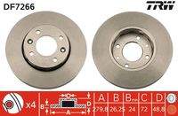 TRW DF7266 Bremsscheibe