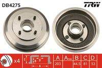 TRW DB4275 Bremstrommel