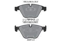 TEXTAR 2331207 Bremsbelagsatz, Scheibenbremse