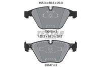 TEXTAR 2331207 Bremsbelagsatz, Scheibenbremse