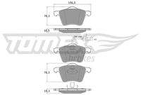 TOMEX Brakes TX1358 Bremsbelagsatz, Scheibenbremse