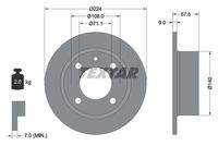 TEXTAR 92059700 Bremsscheibe