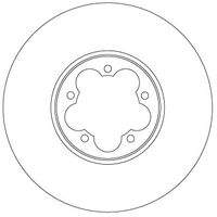 TRW DF6921S Bremsscheibe