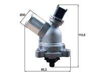 MAHLE TM43105 Thermostat, Kühlmittel