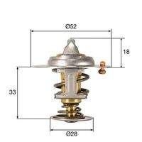 MAHLE TX32792D Thermostat, Kühlmittel