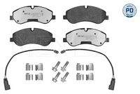 MEYLE 0252560217/PD Bremsbelagsatz, Scheibenbremse