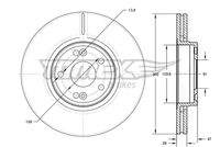 TOMEX Brakes TX7212 Bremsscheibe