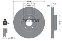 TEXTAR 92132205 Bremsscheibe