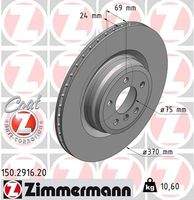 ZIMMERMANN 150291620 Bremsscheibe