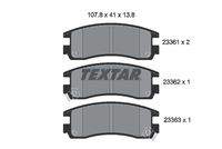 TEXTAR 2336101 Bremsbelagsatz, Scheibenbremse