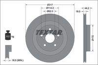 TEXTAR 92343103 Bremsscheibe