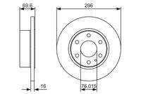 BOSCH 0986479A51 Bremsscheibe