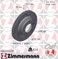 ZIMMERMANN 460452355 Bremsscheibe