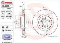 BREMBO 09B85811 Bremsscheibe