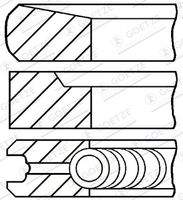 GOETZE ENGINE 0843170000 Kolbenringsatz