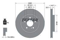 TEXTAR 92286903 Bremsscheibe