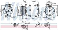 NISSENS 890788 Kompressor, Klimaanlage