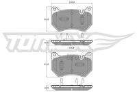 TOMEX Brakes TX19431 Bremsbelagsatz, Scheibenbremse
