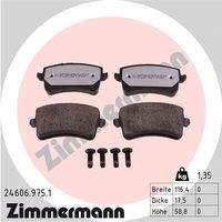 ZIMMERMANN 246069751 Bremsbelagsatz, Scheibenbremse