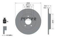 TEXTAR 92316303 Bremsscheibe