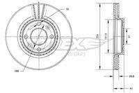 TOMEX Brakes TX7010 Bremsscheibe