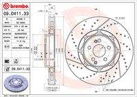 BREMBO 09D41133 Bremsscheibe