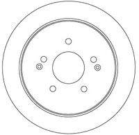 TRW DF6901 Bremsscheibe