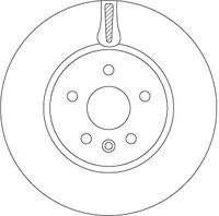 TRW DF6820 Bremsscheibe