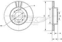 TOMEX Brakes TX7098 Bremsscheibe
