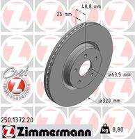 ZIMMERMANN 250137220 Bremsscheibe