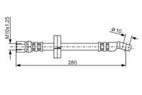 BOSCH 1987476239 Bremsschlauch