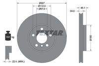 TEXTAR 92347205 Bremsscheibe