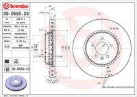 BREMBO 09D55023 Bremsscheibe