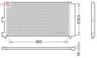 DENSO DCN09072 Kondensator, Klimaanlage