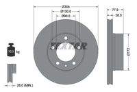 TEXTAR 92115903 Bremsscheibe