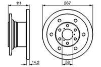 BOSCH 0986478742 Bremsscheibe