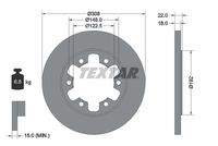 TEXTAR 92275803 Bremsscheibe
