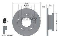 TEXTAR 92159103 Bremsscheibe