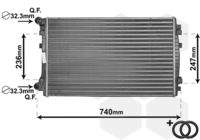 VAN WEZEL 58002338 Kühler, Motorkühlung